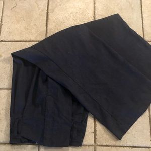 A wide legged linen look Capri pant with a sash!